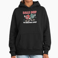 Overstimulated But Festive Premium Oversized Hoodie