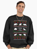 Animal Keeper's Ugly Christmas Sweater Premium Oversized Sweatshirt