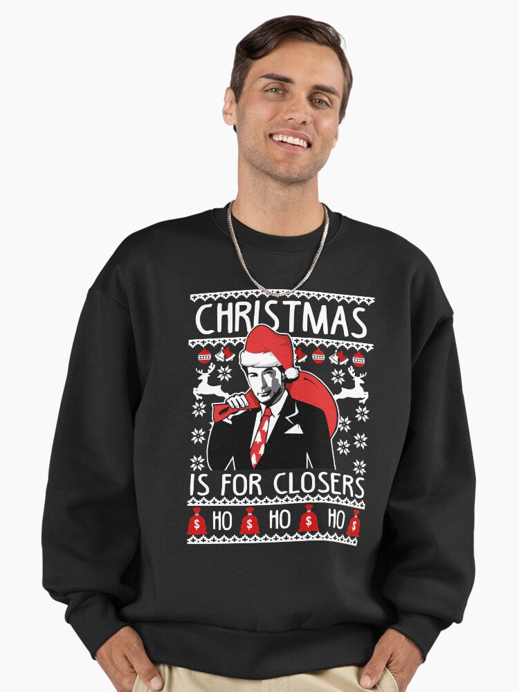 Christmas Is For Closers Premium Oversized Sweatshirt