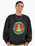 Health & safety - Elf And Safety Elfy Christmas - Funny Health And Safety - Christmas safety Premium Oversized Sweatshirt