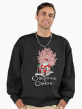 Cane Of Thrones Christmas Is Coming Premium Oversized Sweatshirt