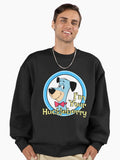 Cartoon Kids - Vintage Cartoon Movies Premium Oversized Sweatshirt