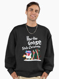 How The Goose Stole Christmas Premium Oversized Sweatshirt