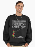 Merry Christmas Sweater Premium Oversized Sweatshirt