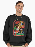 Let's Catch Santa Premium Oversized Sweatshirt