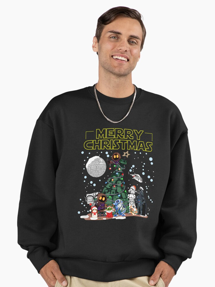 Funny Movie Merry Christmas Xmas Premium Oversized Sweatshirt