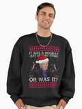 Morrison It was a holiday funny Christmas Sweater Premium Oversized Sweatshirt