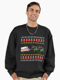 Ugly Christmas Sweater for Ambulance Driver Paramedic Premium Oversized Sweatshirt