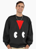 Lil Darkie Merch Lil Darkie Face Logo Gift Halloween Day, Thanksgiving, Christmas Day Premium Oversized Sweatshirt