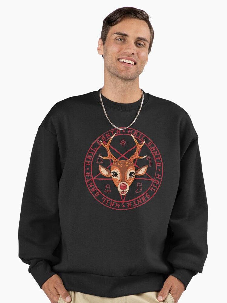 Hail Santa Premium Oversized Sweatshirt