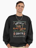 Watch it Santa Premium Oversized Sweatshirt