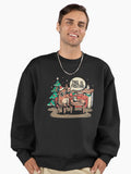 This is Festive - Funny Meme Christmas Gift Premium Oversized Sweatshirt