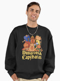 dungeons and capybaras Premium Oversized Sweatshirt