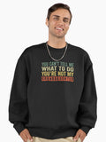 you can't tell me what to do you're not my granddaughter, Funny Grandpa shirt Premium Oversized Sweatshirt