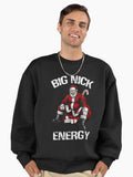 Big Nick Energy - Santa Christmas Premium Oversized Sweatshirt