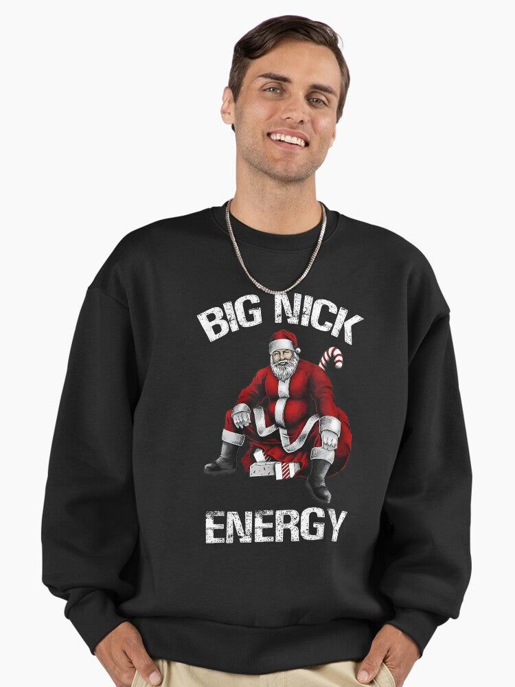 Big Nick Energy - Santa Christmas Premium Oversized Sweatshirt