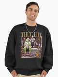 Christmas Thug Life Premium Oversized Sweatshirt