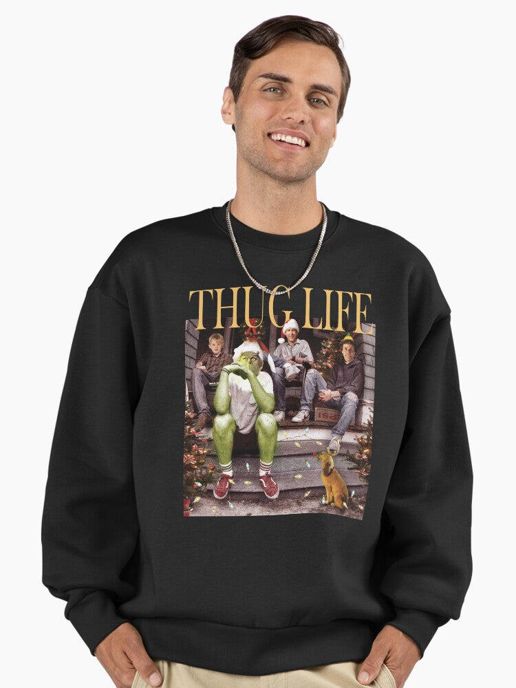 Christmas Thug Life Premium Oversized Sweatshirt