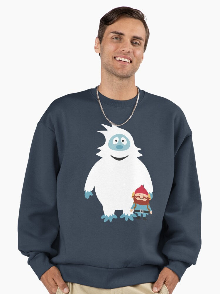 Abominable Snowman & Friend Premium Oversized Sweatshirt