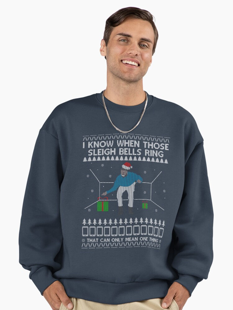 Drake - Hotline Bling - Sleigh Bells Ring - Christmas Premium Oversized Sweatshirt