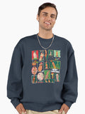 Marcus The Worm Christmas Meme Premium Oversized Sweatshirt