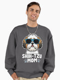 Shih Tzu Mom – Fluffy, Fierce, and Totally Fabulous Premium Oversized Sweatshirt