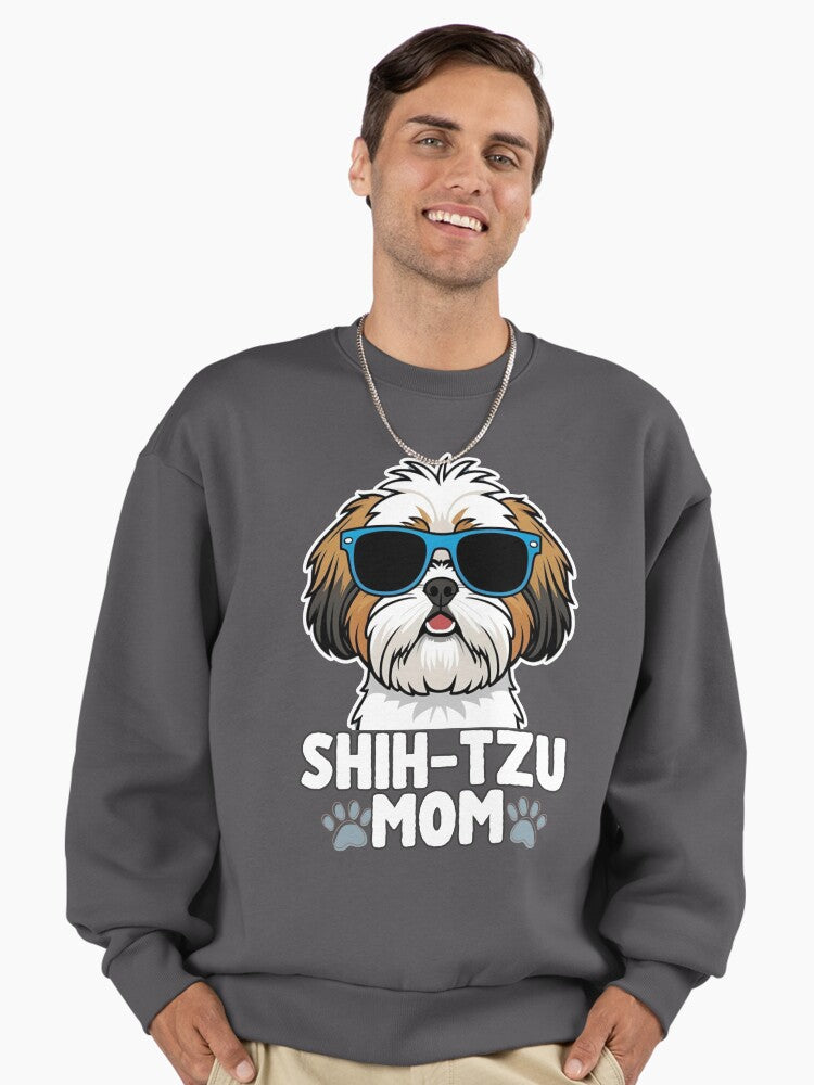 Shih Tzu Mom – Fluffy, Fierce, and Totally Fabulous Premium Oversized Sweatshirt