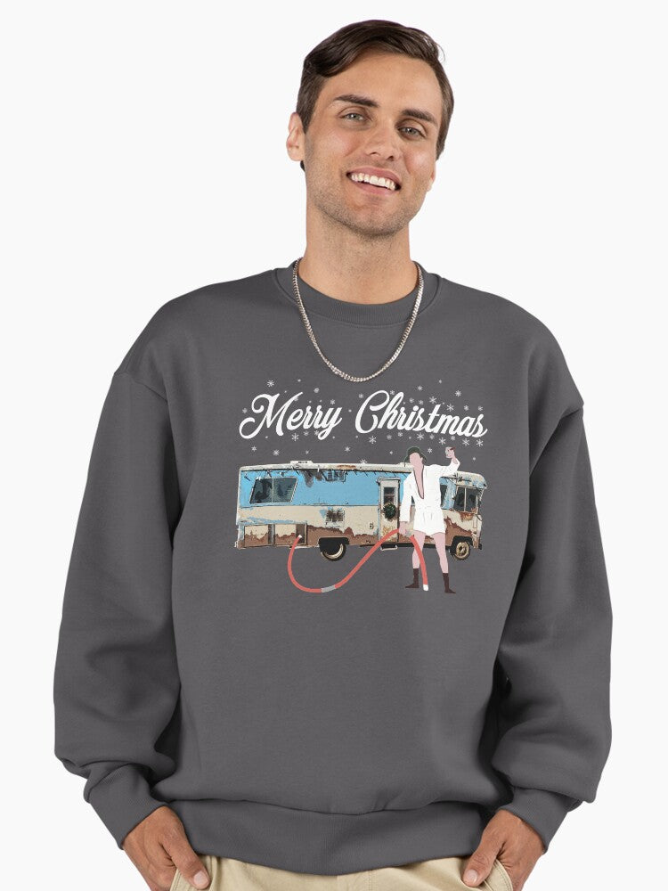 Cousin Eddie, Shitter was full Premium Oversized Sweatshirt