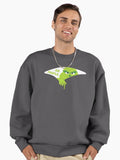 Grinch Ew People Funny Premium Oversized Sweatshirt