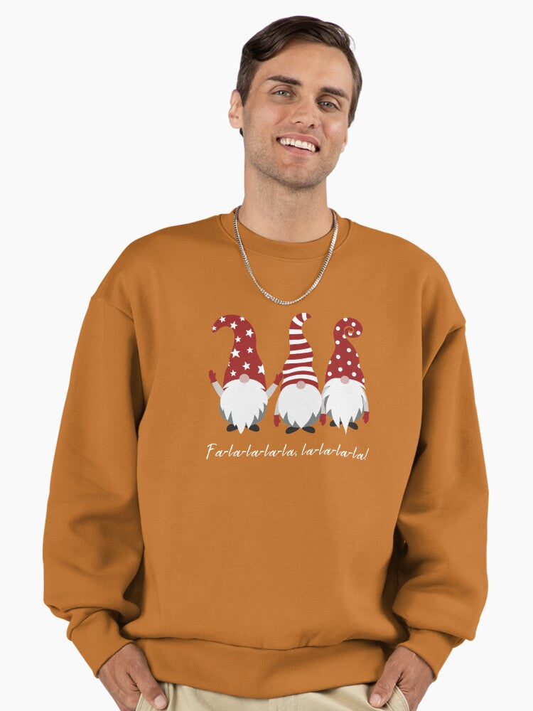 Christmas Funny Gnomes Premium Oversized Sweatshirt