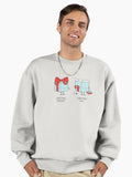 Christmas present Premium Oversized Sweatshirt