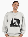 Keep Krampus in Christmas Premium Oversized Sweatshirt