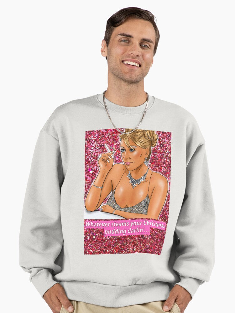 A Christmas Gay Icon Card - Footballer’s Wives ‘Tanya Turner’ Premium Oversized Sweatshirt