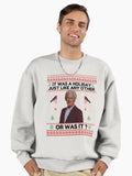 Keith Morrison christmas sweater True Crime Ugly Christmas Sweaterit was a holiday,just like any other Party Sweatshirt True Crime Ugly Sweater Funny Christmas Sweater Premium Oversized Sweatshirt