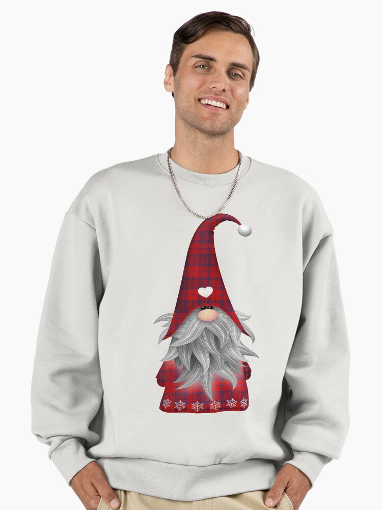 Festive Cute Gnome Premium Oversized Sweatshirt