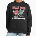 Overstimulated But Festive Premium Oversized Sweatshirt