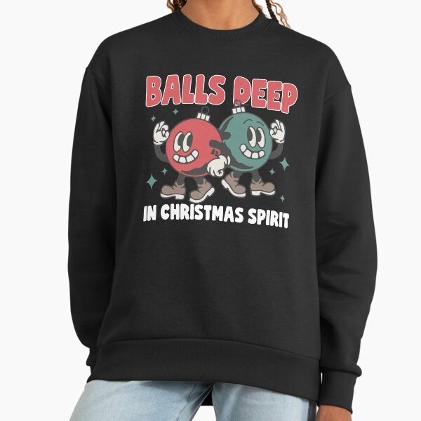 Overstimulated But Festive Premium Oversized Sweatshirt