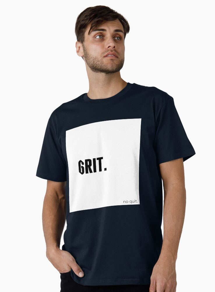 GRIT. No Quit – Classic Work Ethic Tee Tags