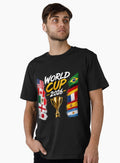 Global Football Trophy Celebration Premium T-Shirt