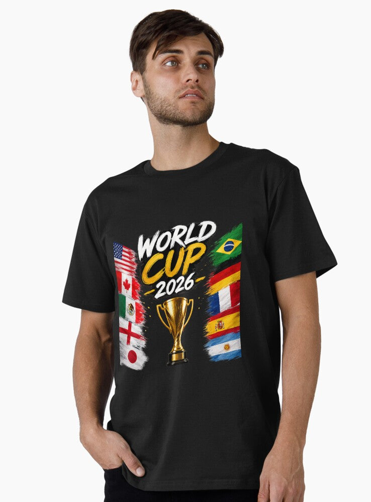 Global Football Trophy Celebration Premium T-Shirt