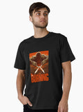 The Burning Old Movie Horror Premium T-Shirt | Premium Unisex T-Shirt, Trending Graphic Tee