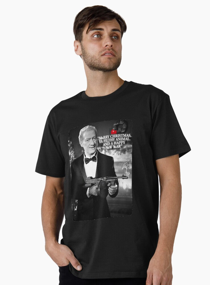 Merry Christmas Ya Filthy Animal Premium T-Shirt | Premium Unisex T-Shirt, Trending Graphic Tee