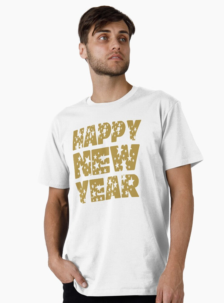 Happy New Year Premium T-Shirt | Premium Unisex T-Shirt, Trending Graphic Tee