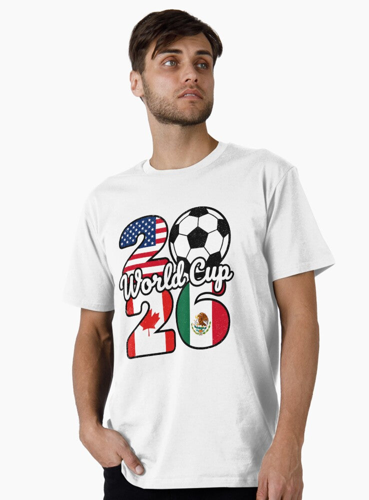 WORLD CUP 2026 - USA CANADA MEXICO WORLD CUP 2026 | Fans and Teams for Men and Women T-shirt Premium T-Shirt