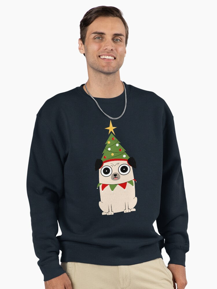 It's Christmas for Pug's sake Pullover Sweatshirt