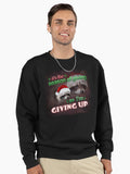 It's the season of giving, so I'm giving up (holiday version) Pullover Sweatshirt