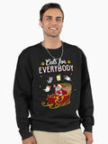 Cats For Everybody Funny Ugly Christmas Sweatshirt Pullover Sweatshirt