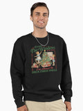From The Windows To The Walls I'm About To Deck These Halls Sweat, Funny Retro Christmas Sweater, Womens Holiday Party Pullover Sweatshirt