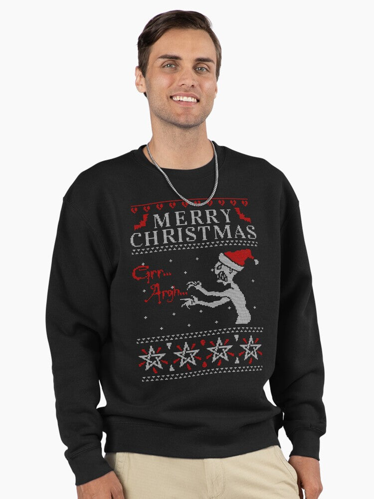 Buffy Vampire Slayer Christmas Ugly Sweater Pullover Sweatshirt