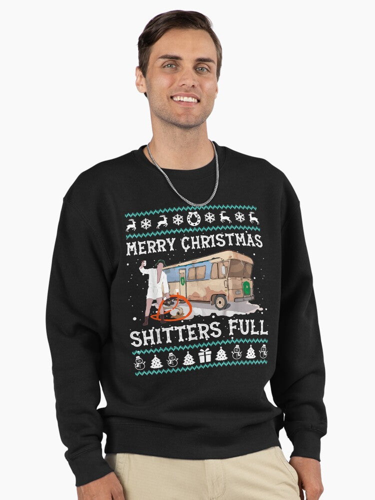 Merry Christmas Shitters Full Pullover Sweatshirt